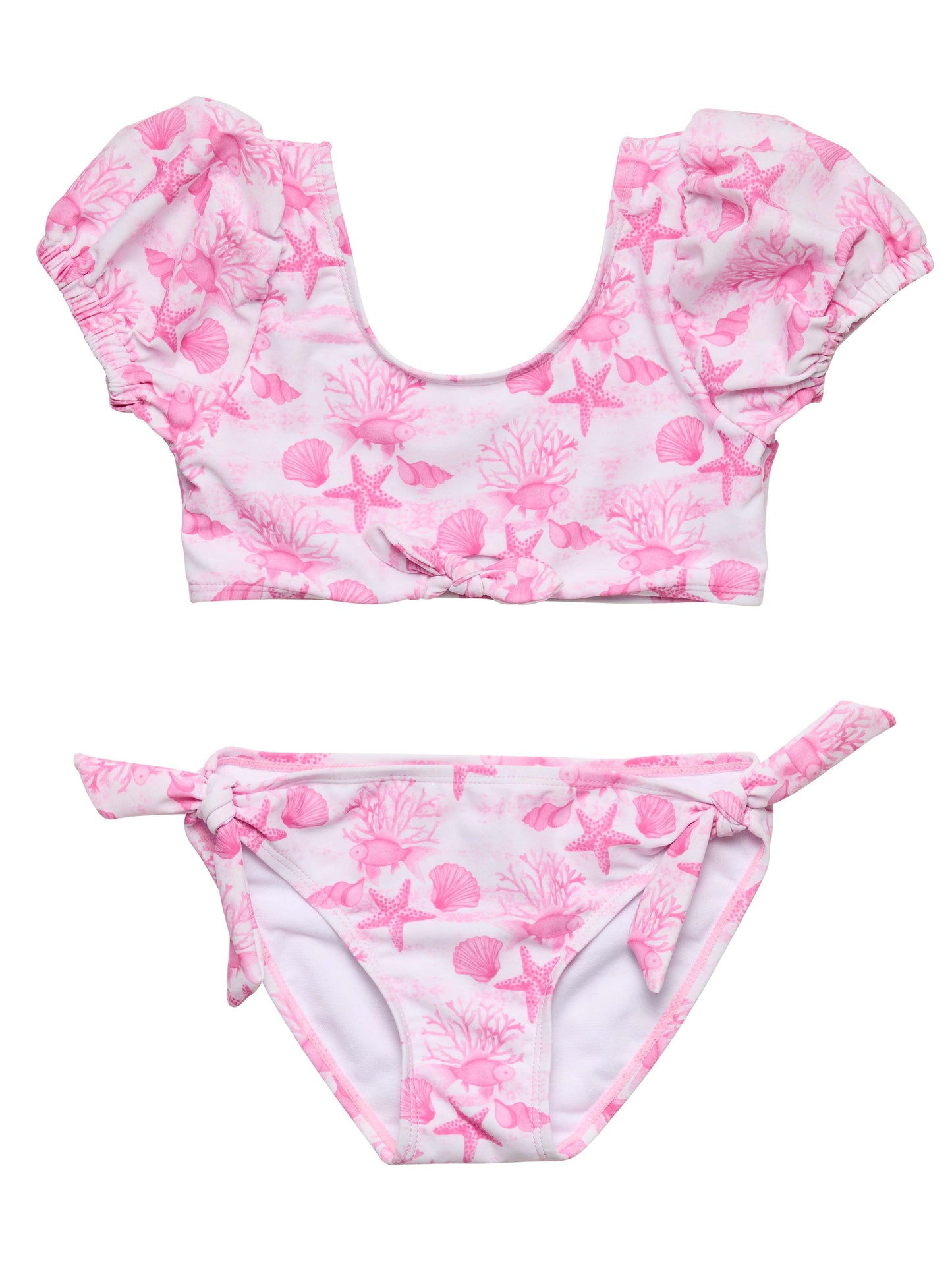 PINK LAGOON PUFF SLEEVE BIKINI