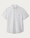 Commuter Seersucker Short Sleeve Shirt - White