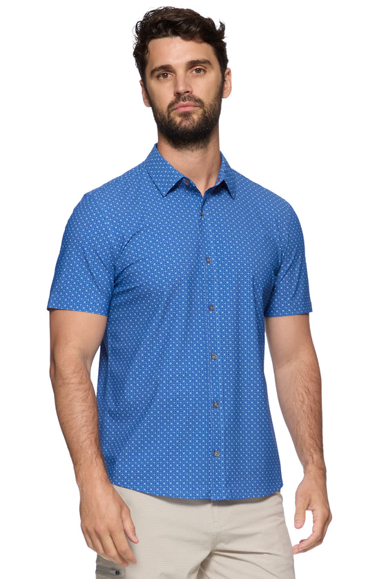 Alexandria Short Sleeve Medallion Journey Shirt