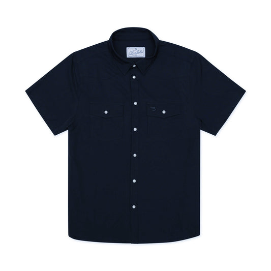 Performance Western Shirt - Navy Blue