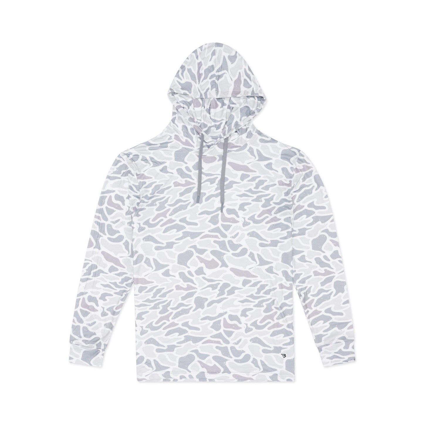Long Sleeve Performance Hoodie - White Camo
