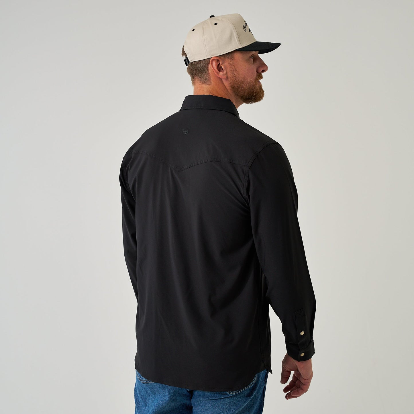 Performance Western Shirt Long Sleeve - Black