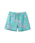 The Single and Ready to Flamingo Classic Lined Swim Trunks 5.5"