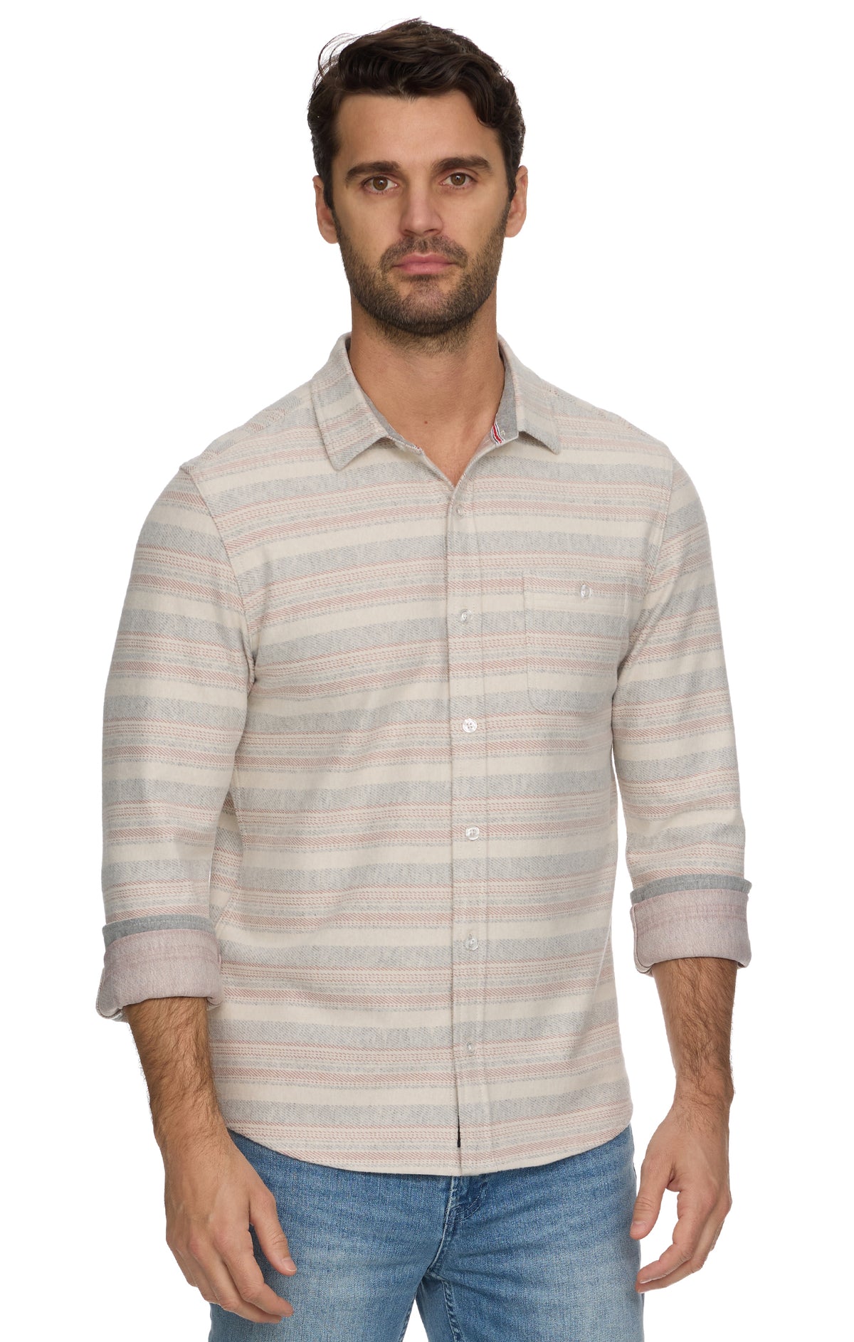 Luverne Striped Hero Knit Flannel