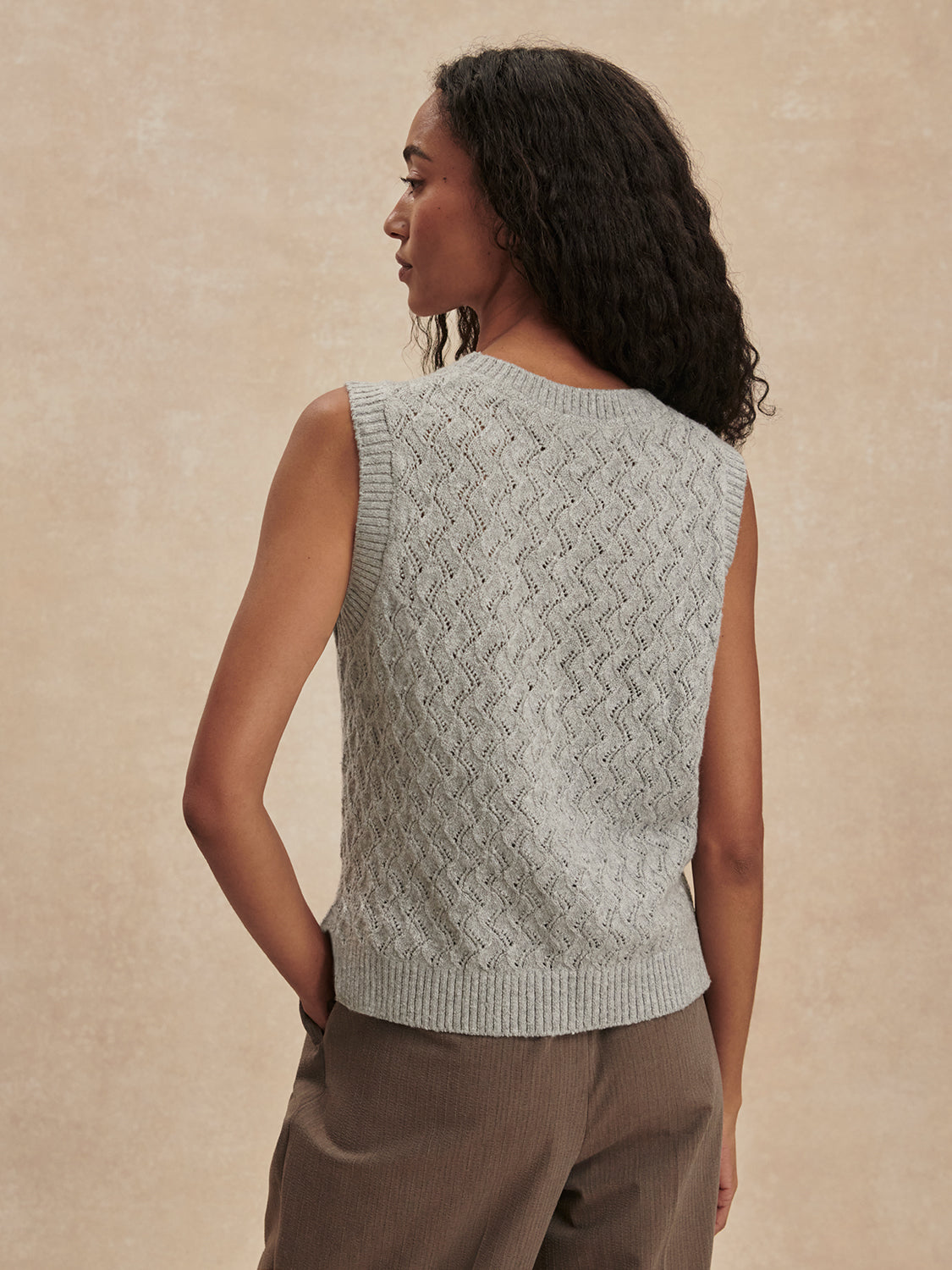 Hazen Knit Tank - Grey Melange