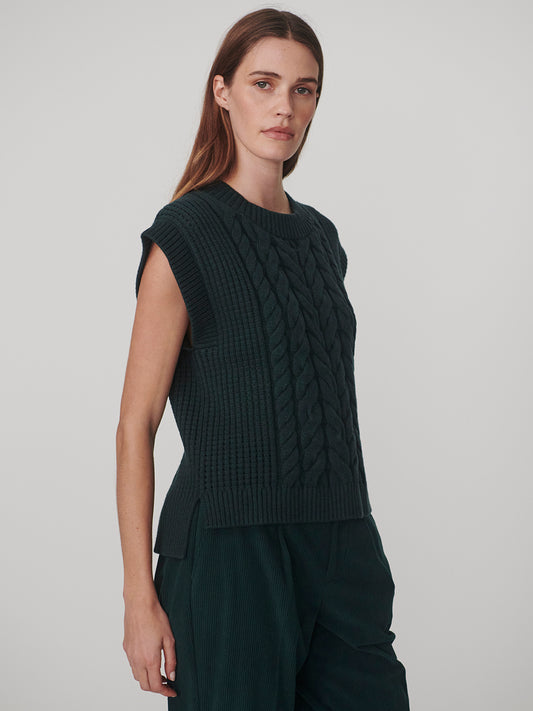 Pixie Relaxed Knit Tank - Ponderosa Pine