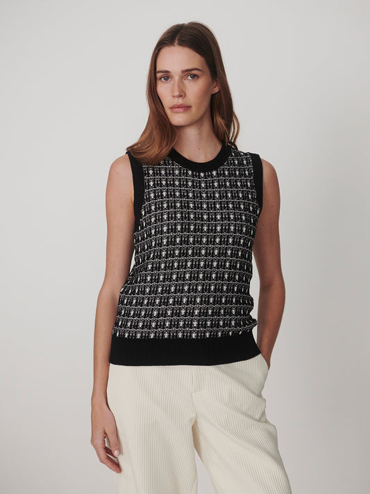 Safia Knit Tank - Black