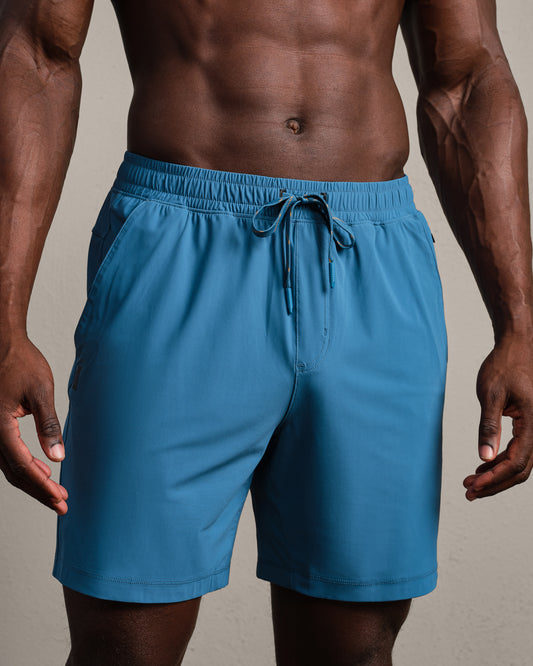 7" Pursuit Short Unlined - Ash Blue