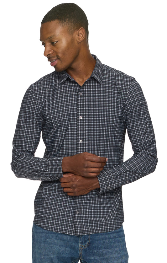 Marquette Tri Color Gingham Journey Shirt