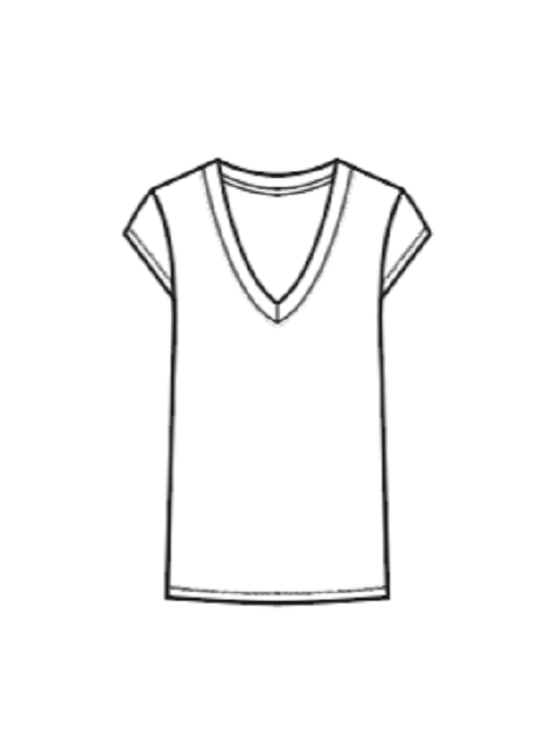 Faye V-Neck Tee