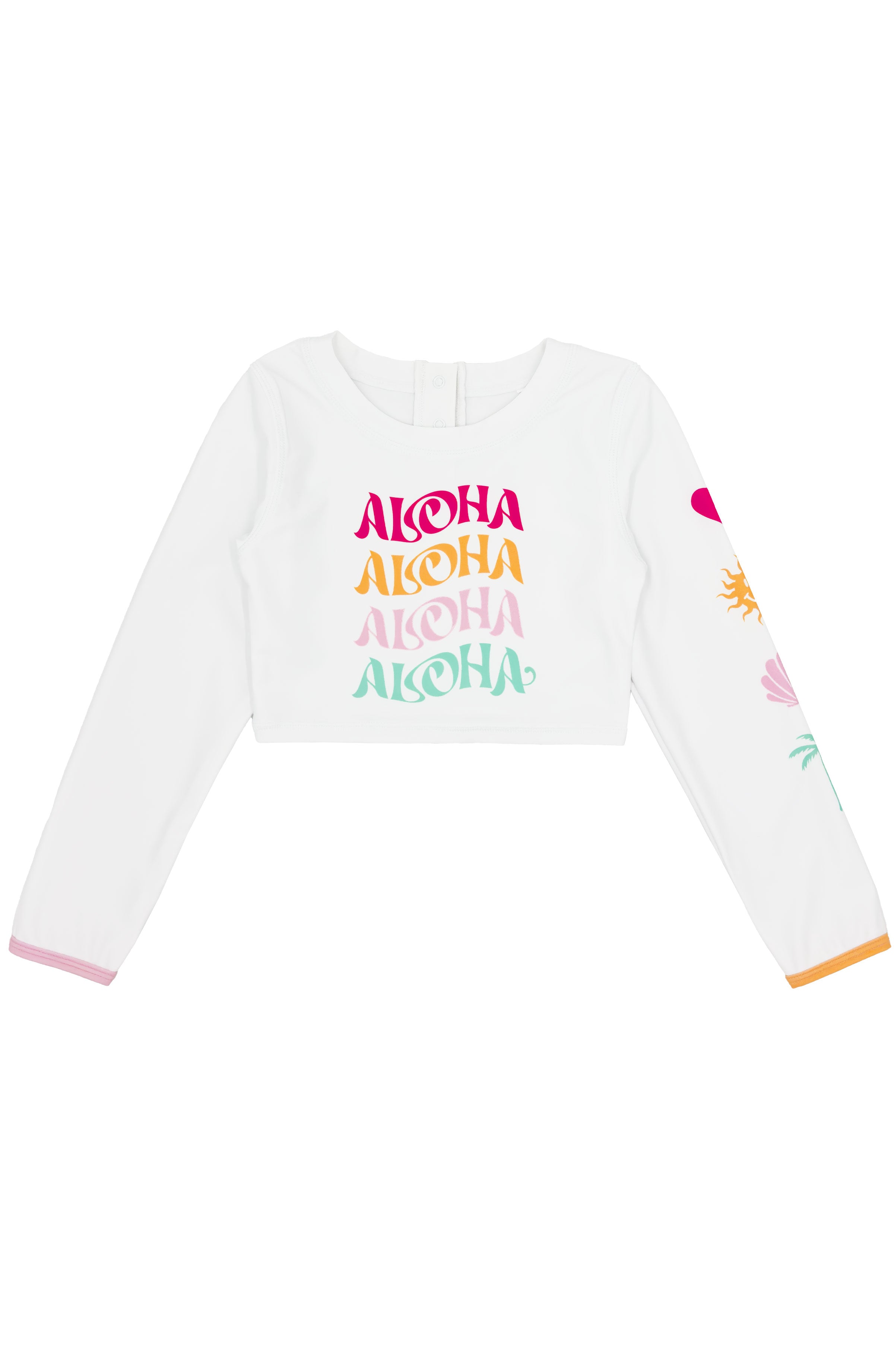 Aloha Crop Rash Guard – Palms