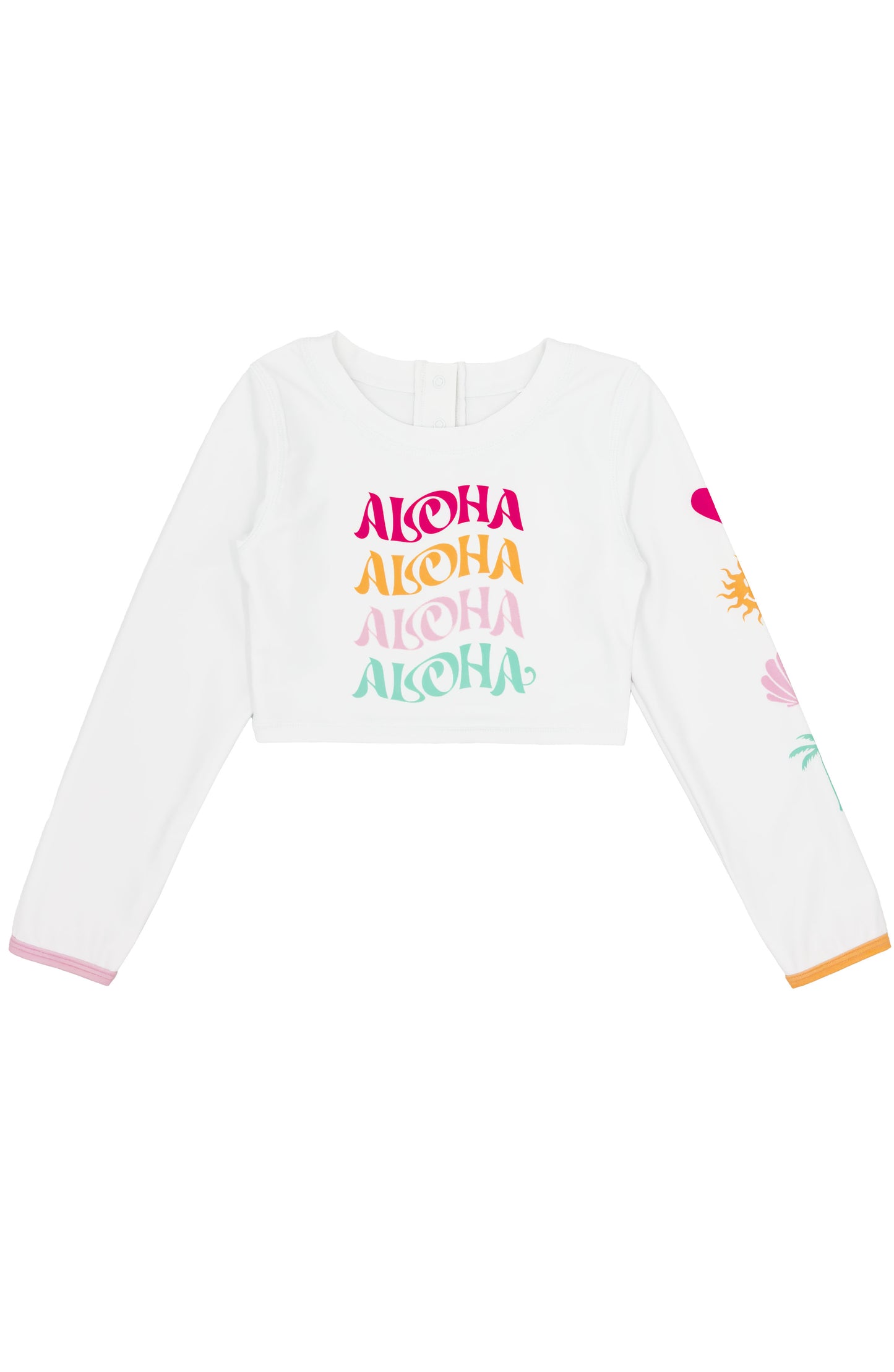 Aloha Crop Rash Guard