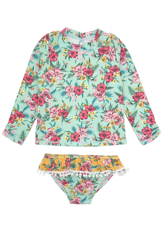 Sandy Toes Swim Set L/S