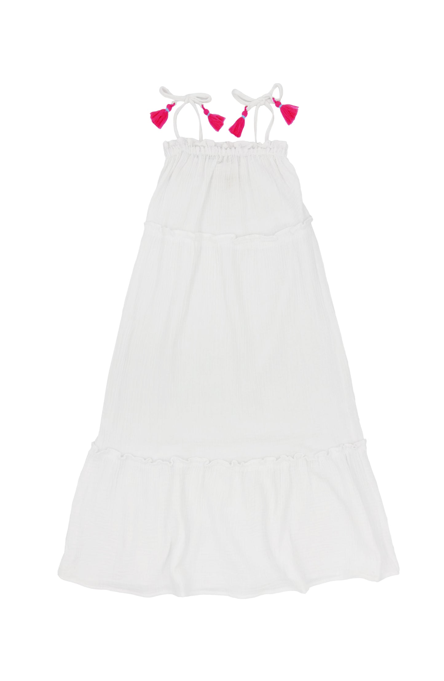 Solstice White Smocked Dress