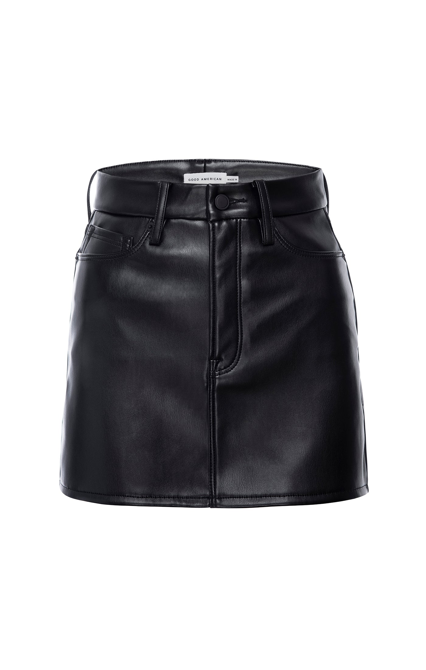 Vegan Leather mini skirt