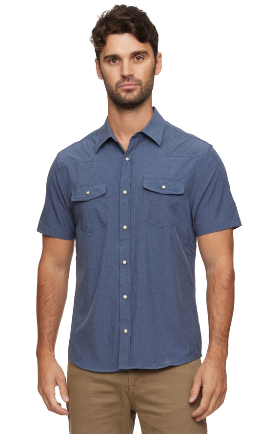 Deming S/S Western Performance Shirt