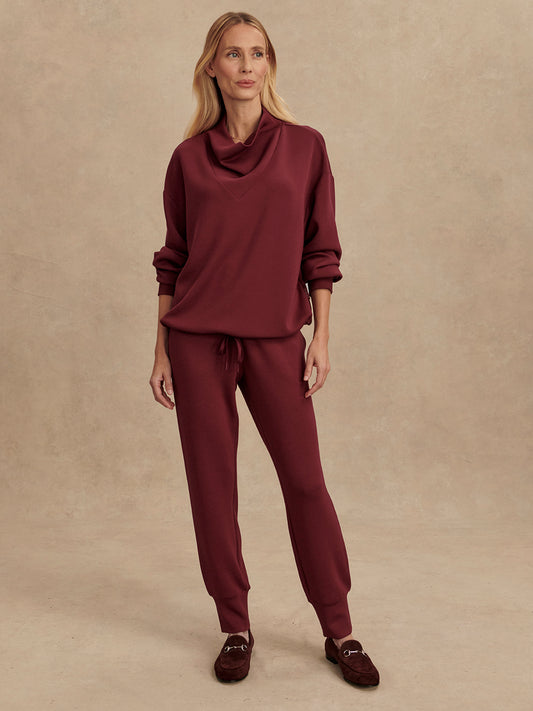 Betsy Sweatshirt - New Maroon