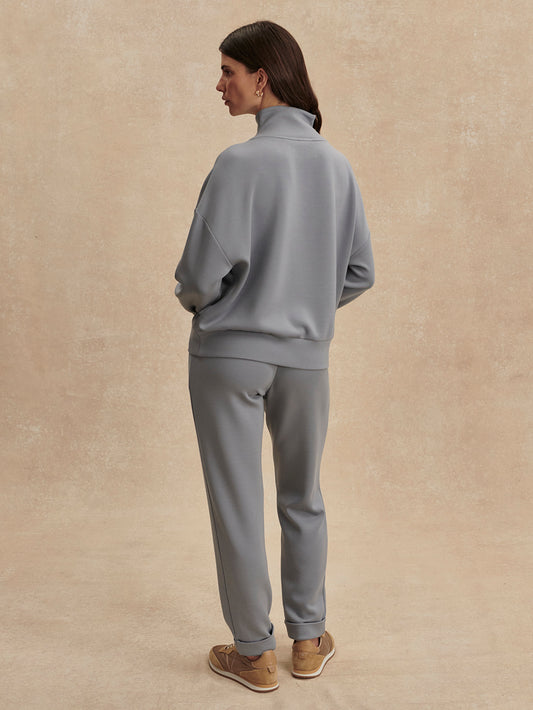 Hawley Half Zip - Wind Blue