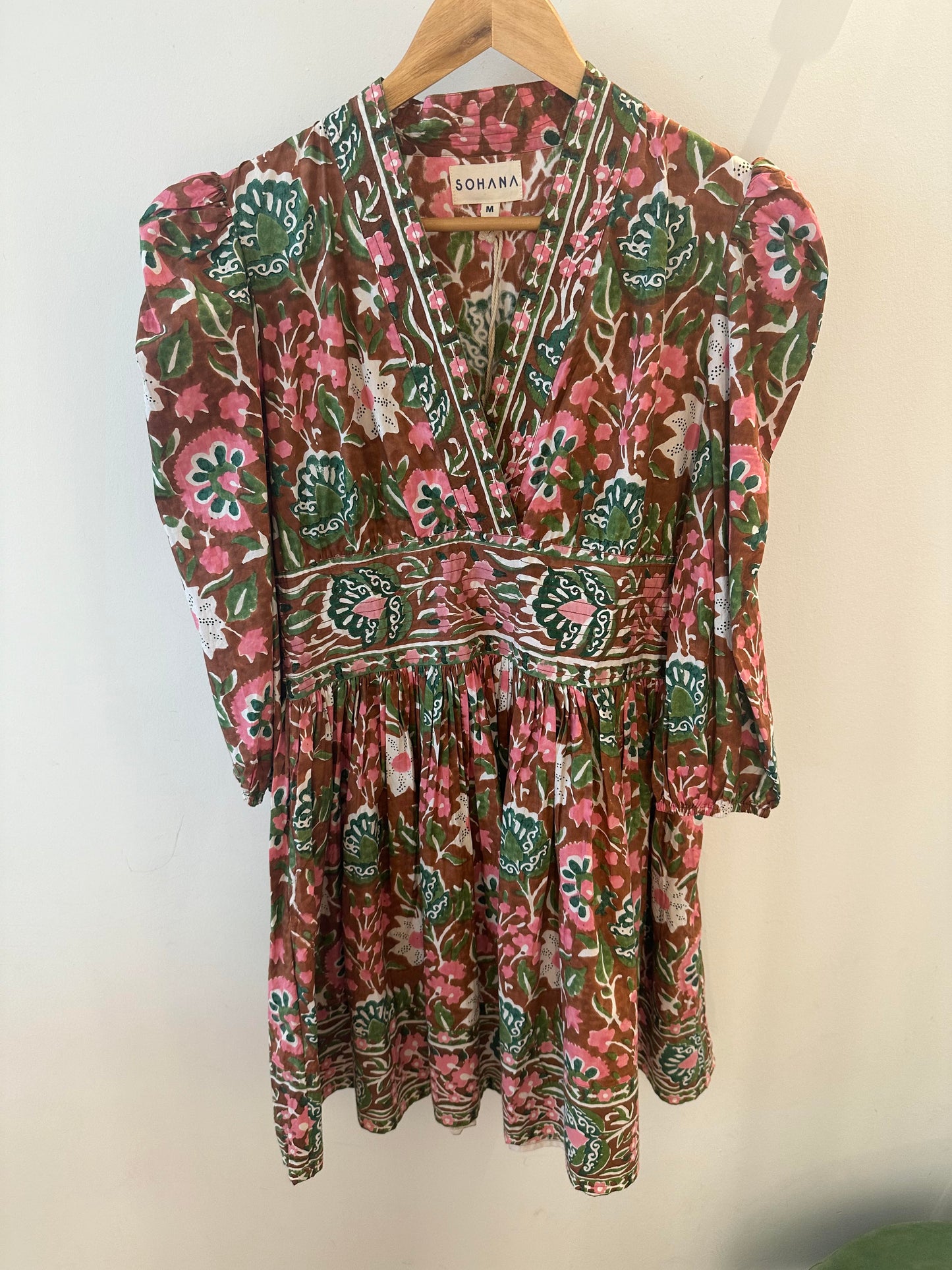 Carli Dress- Garden Print