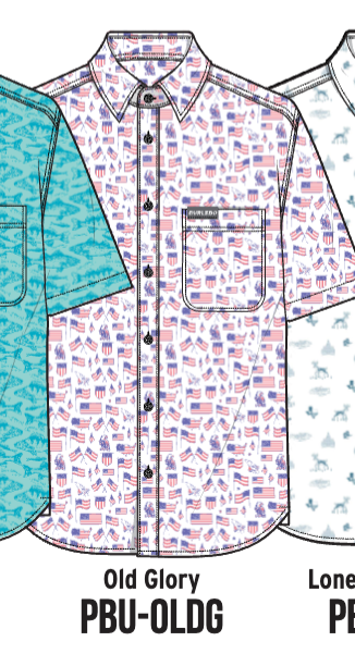 Performance Button Up - Old Glory