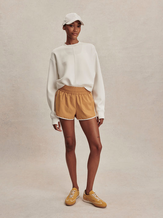 Tasmin Cropped Sweater - Snow White