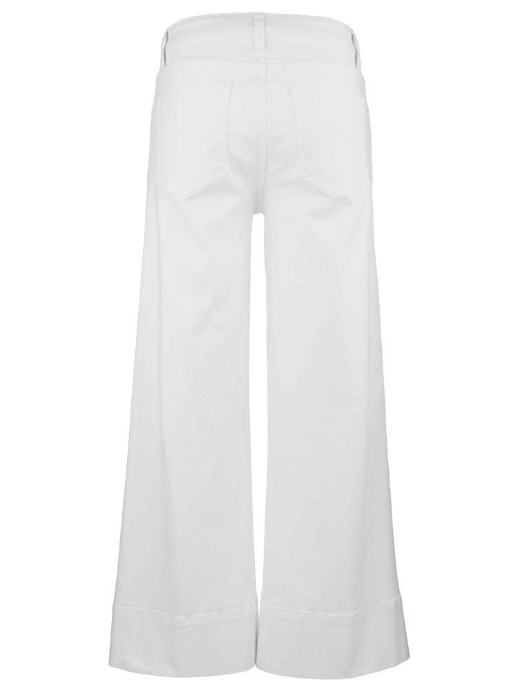 MEG HIGH RISE WIDE LEG - White