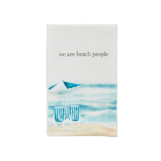 "we are beach people" Towel