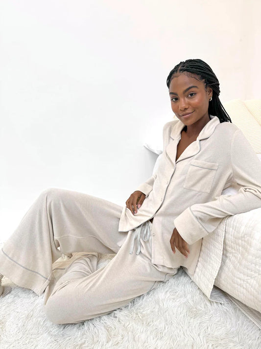 Flora Pillow Soft Set - Oat