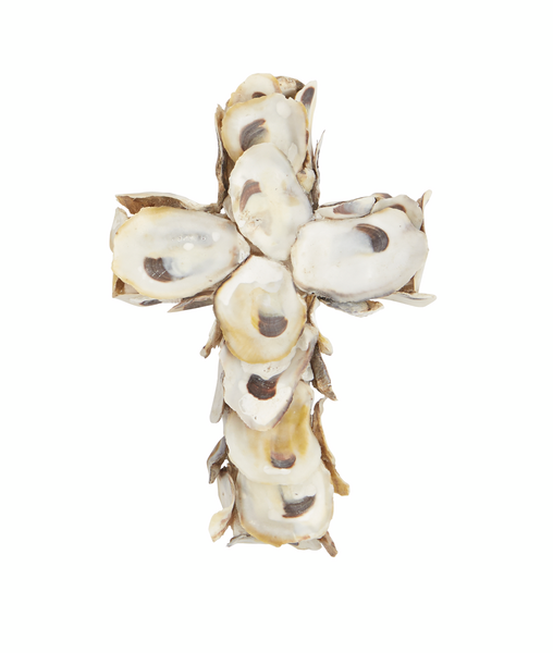 Oyster Shell Small Cross
