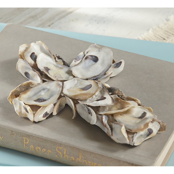 Oyster Shell Small Cross