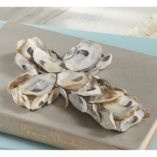 Oyster Shell Small Cross