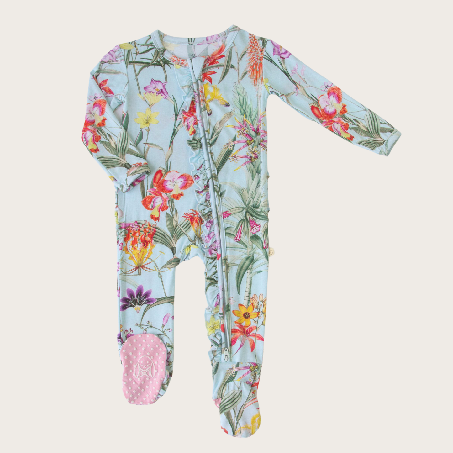 Fiji Garden Zippered Footie