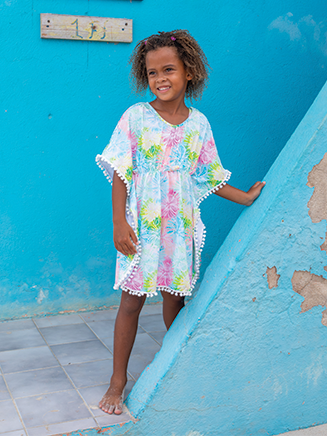 Kids UPF50+ Kaia Beach Swim Cover-up for Girls