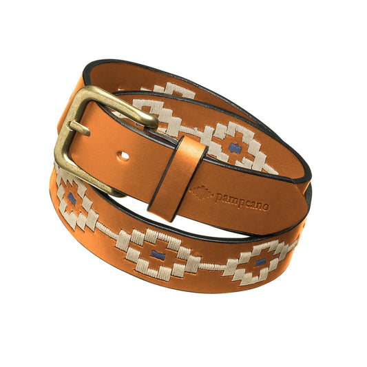 Reinado hand-stitched leather belt
