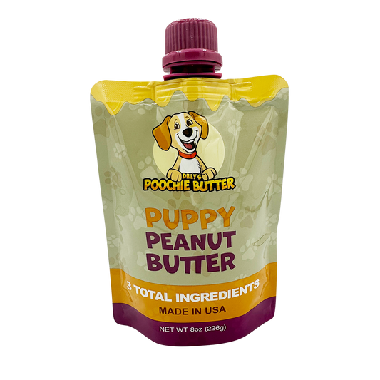 8oz Puppy Peanut Butter Squeeze Pack
